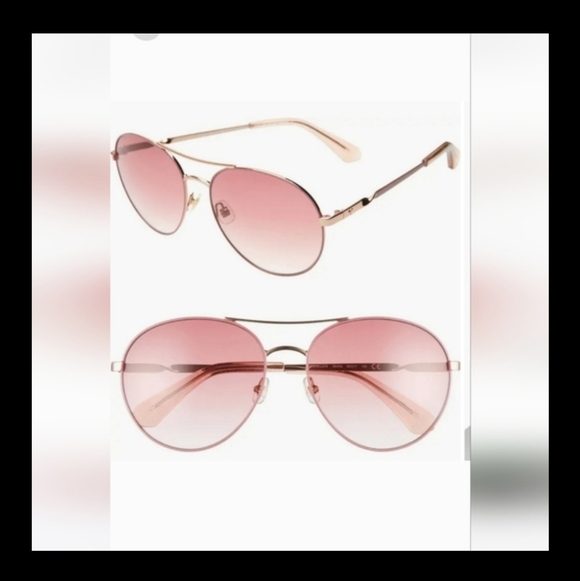 Kate Spade ✨️Joshelle 60MM Polarized Aviator Sunglasses - Picture 2 of 4